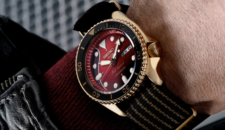Introducing the Seiko 5 Sports X Brian May Red Special II Limited Edition |  Calibre | Watches Of Switzerland UK