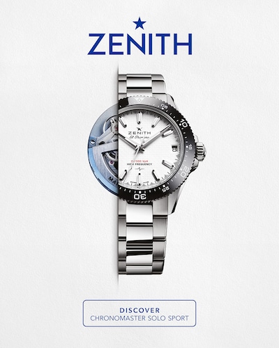 Image of Zenith Chronomaster Solo Sport - tap to discover all zenith watches image