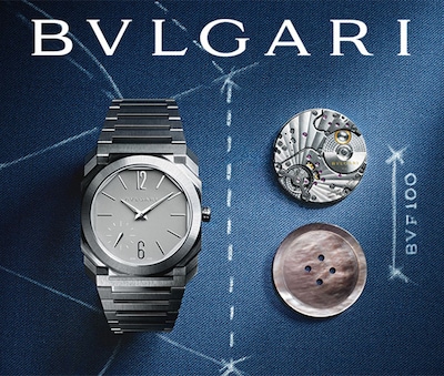 Bvlgari at Watches & Wonders Geneva 2026, annouches the launch of Octo Finissimo 37mm. Tap to shop Bulgari watches image