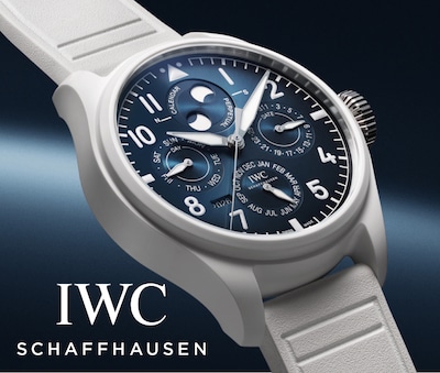 Image of IWC Pilot Chronograph Le Petit Prince 41mm Mens Watch Blue image