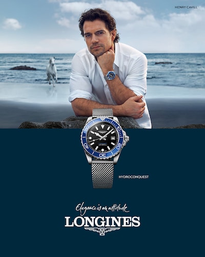 Longines HydroConquest Banner Featuring Henry Cavill image