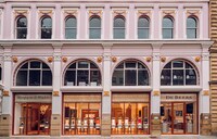 Image of Mappin & Webb manchester showroom with brands in window. Tap to explore the showroom and book an appointment image