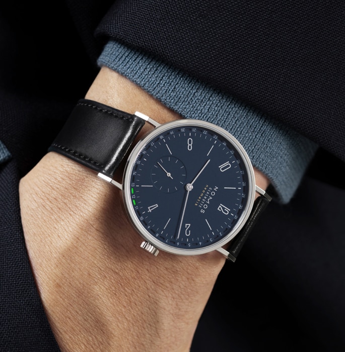 NOMOS Glashutte Tangente Neomatik 41 Update Midnight Blue