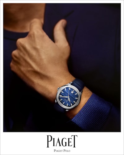 Image of Piaget watch and Piaget logo image