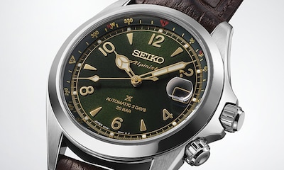 Image of Seiko Prospex Alpinist watch with green dial. Tap to shop all collection image