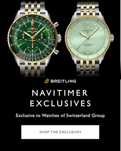 Breitling Navitimer Ladies & Mens Watch - Exclusive to Watches of Switzerland Group - Shop The Exclusives image
