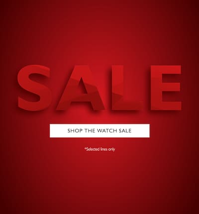 Sale Banner with text Shop The Watch Sale - Selected Lines Only image